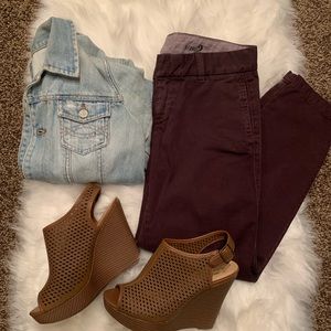 Flash sale🎉 J.Crew dark plum pants